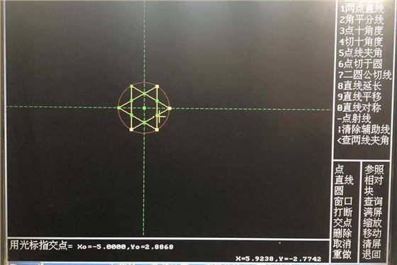 线切割六角星怎么画线切割六角星图文教程