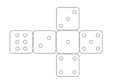 线切割骰子,线切割图纸免费下载